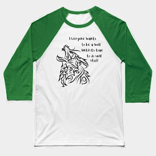 Do Wolf Stuff Baseball T-Shirt